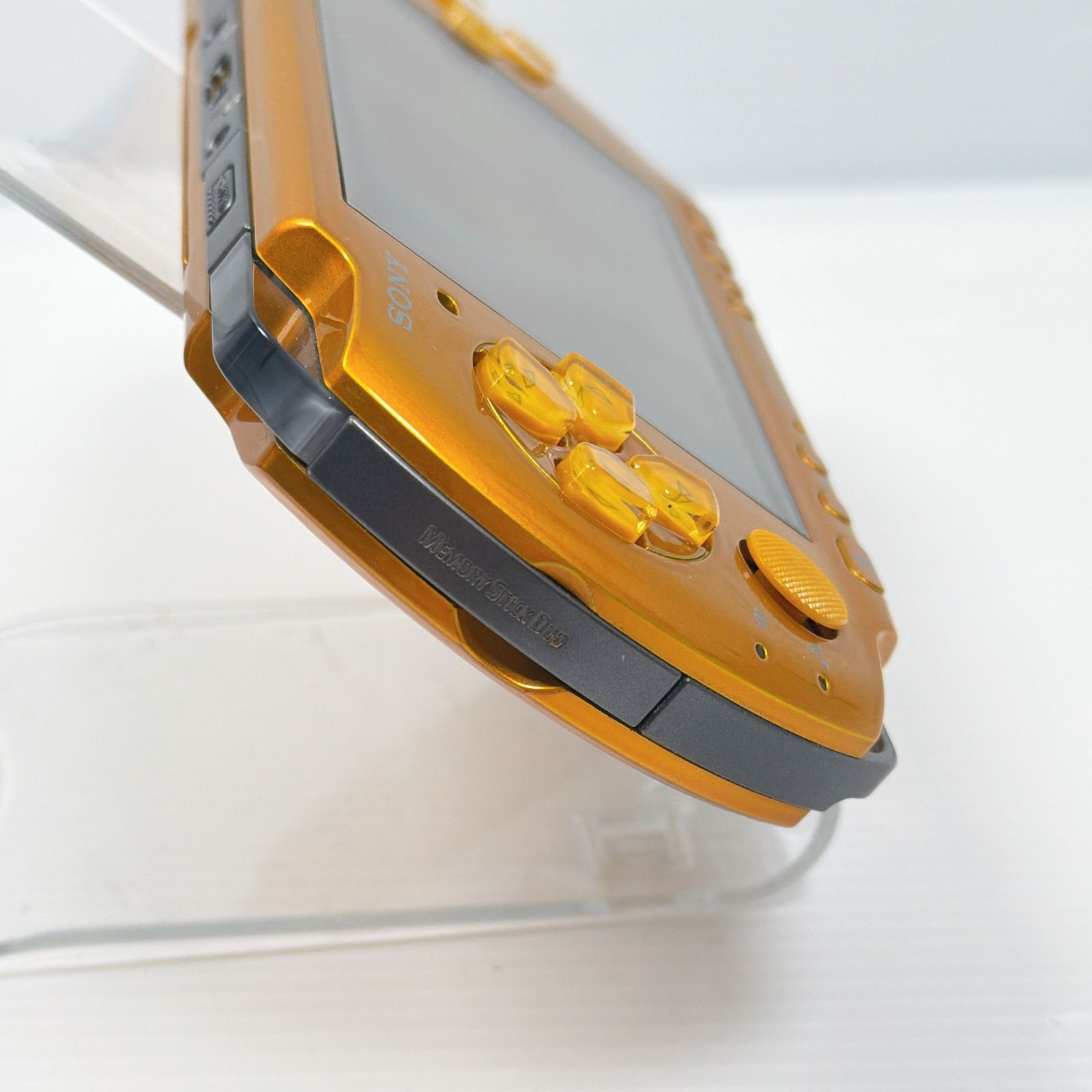 Sony PSP 3000 Bright Yellow Console PSP-3000 Tested w/ 128MB Card JP