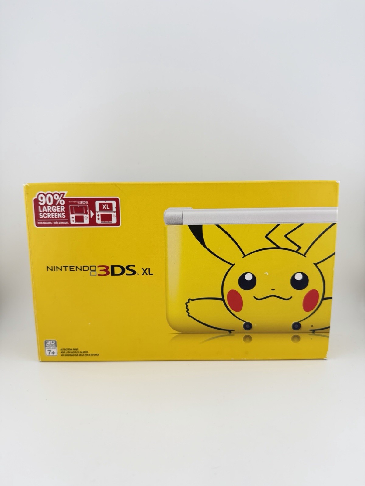 Nintendo 3DS XL Pokemon Pikachu Edition Yellow Handheld System Complete In Box