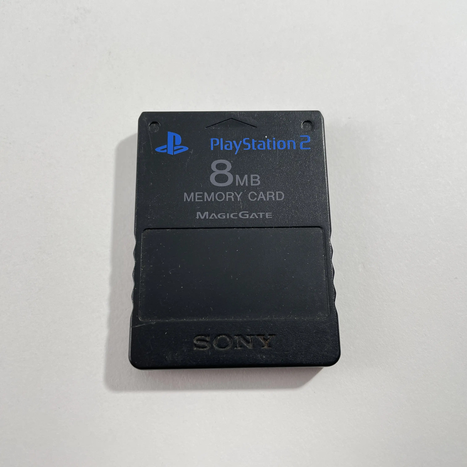PS2 Memory Card Black 8MB PAL Very Good Condition