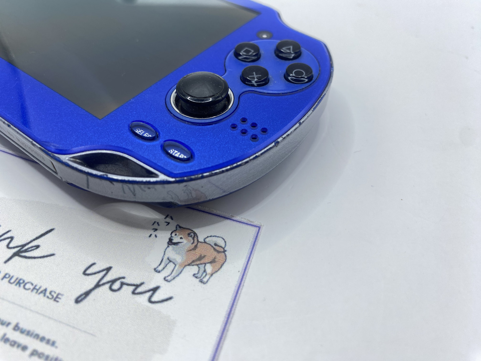 Scratches PS Vita Sapphire Blue PCH 1000 ZA04 Console only