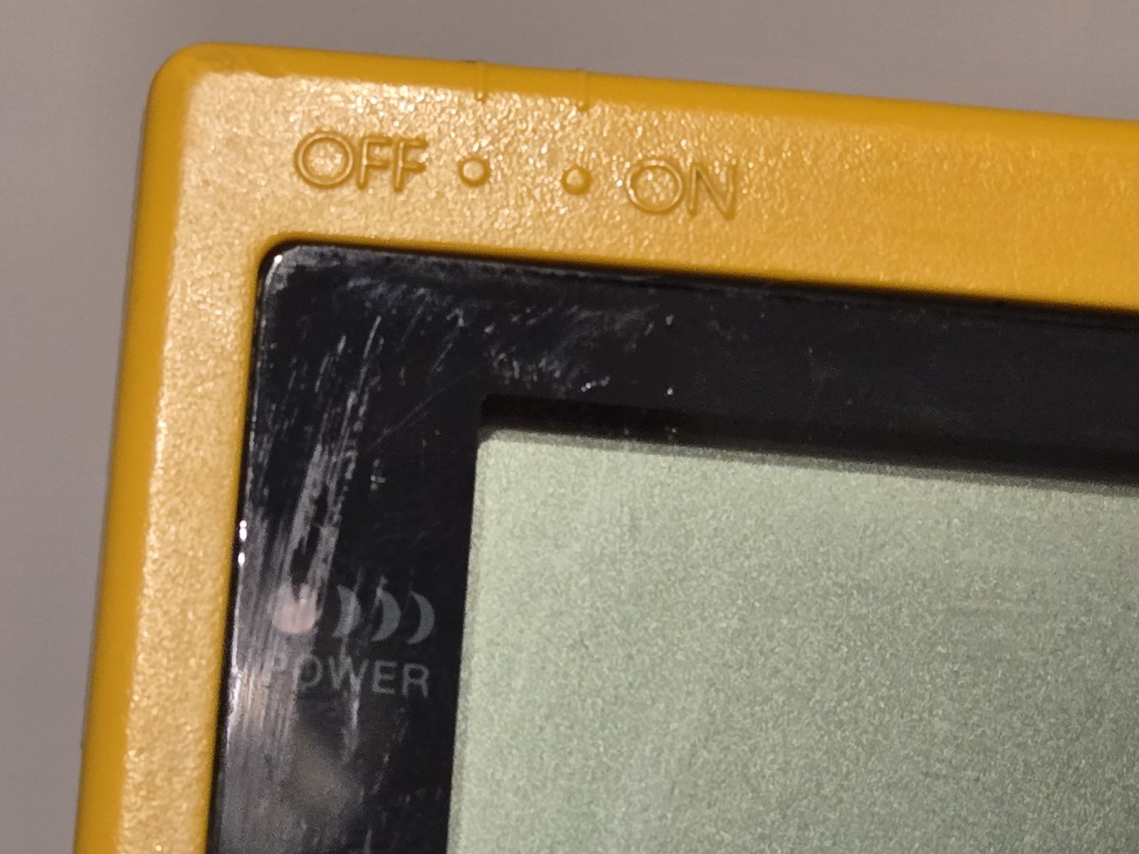 Nintendo Game Boy Pocket Yellow MGB-001 Console Tested Working Screen Line