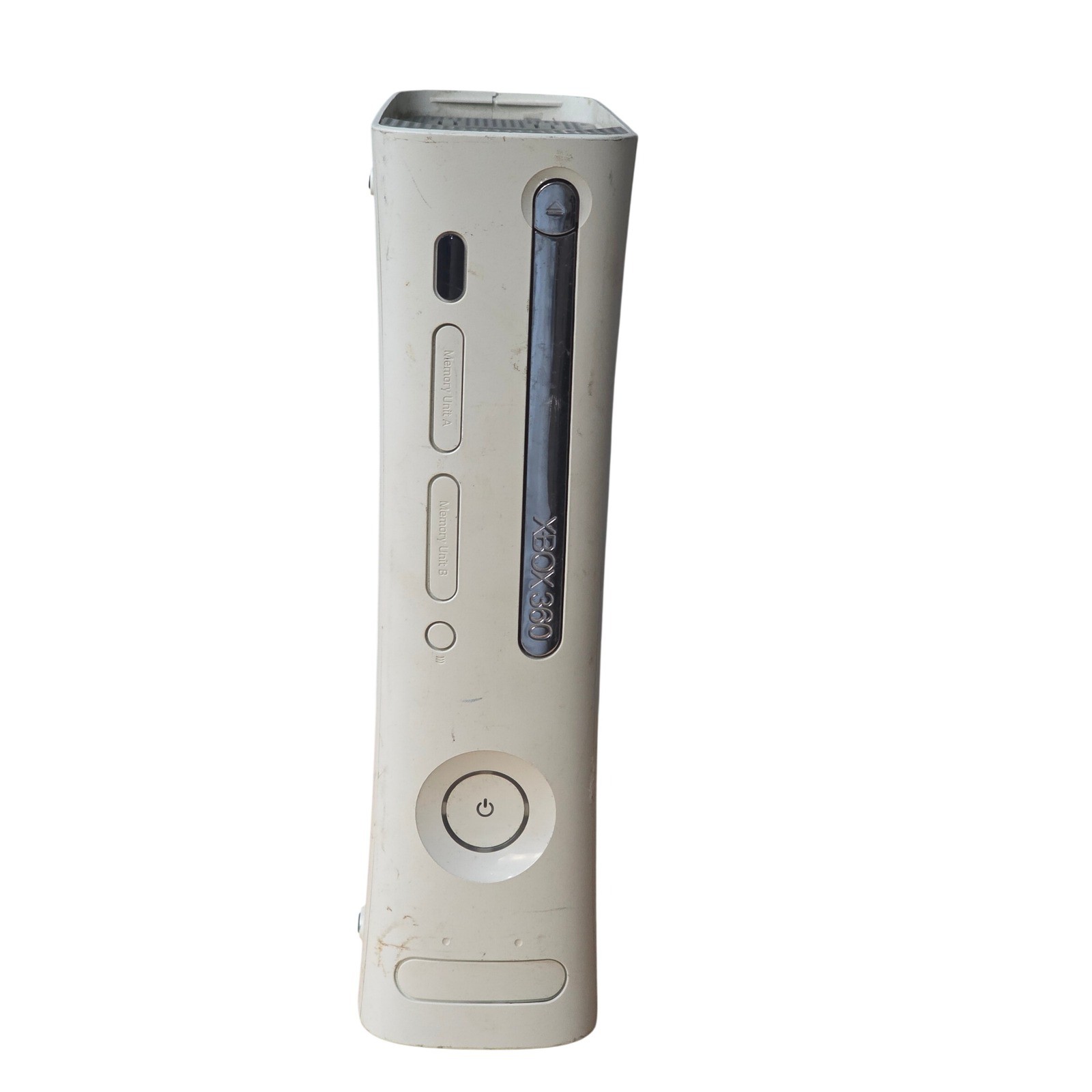Microsoft Xbox 360 Original Console White 2006 w/ PSU Untested For Part/ Repair
