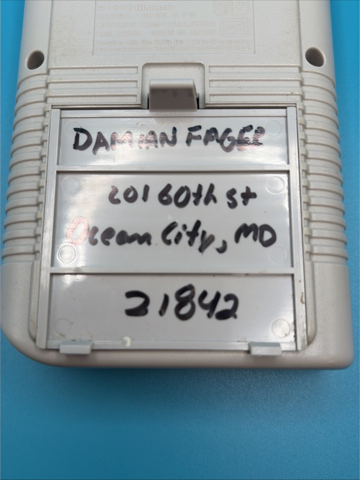 Nintendo Game Boy DMG-01 1989 Tested Works Clean Battery Classic OEM
