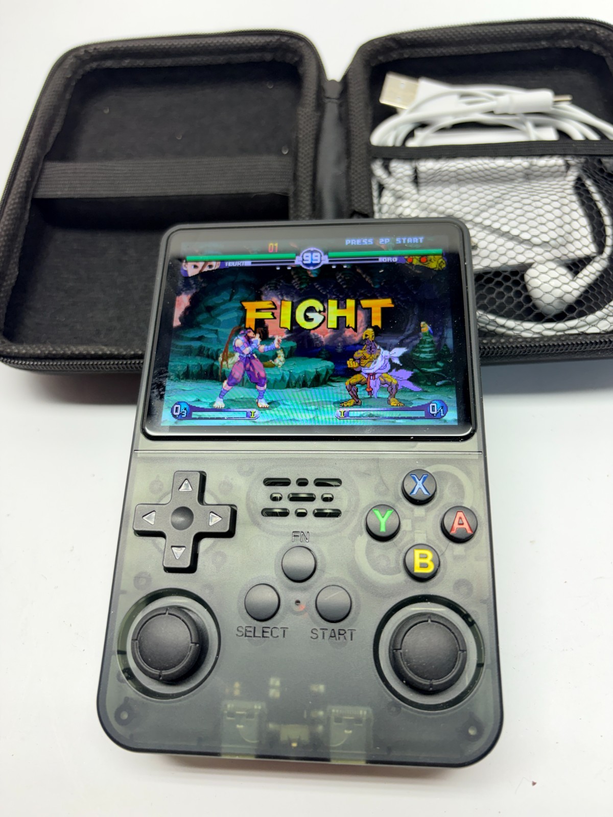 Game Console Model No R36S works good with hard case