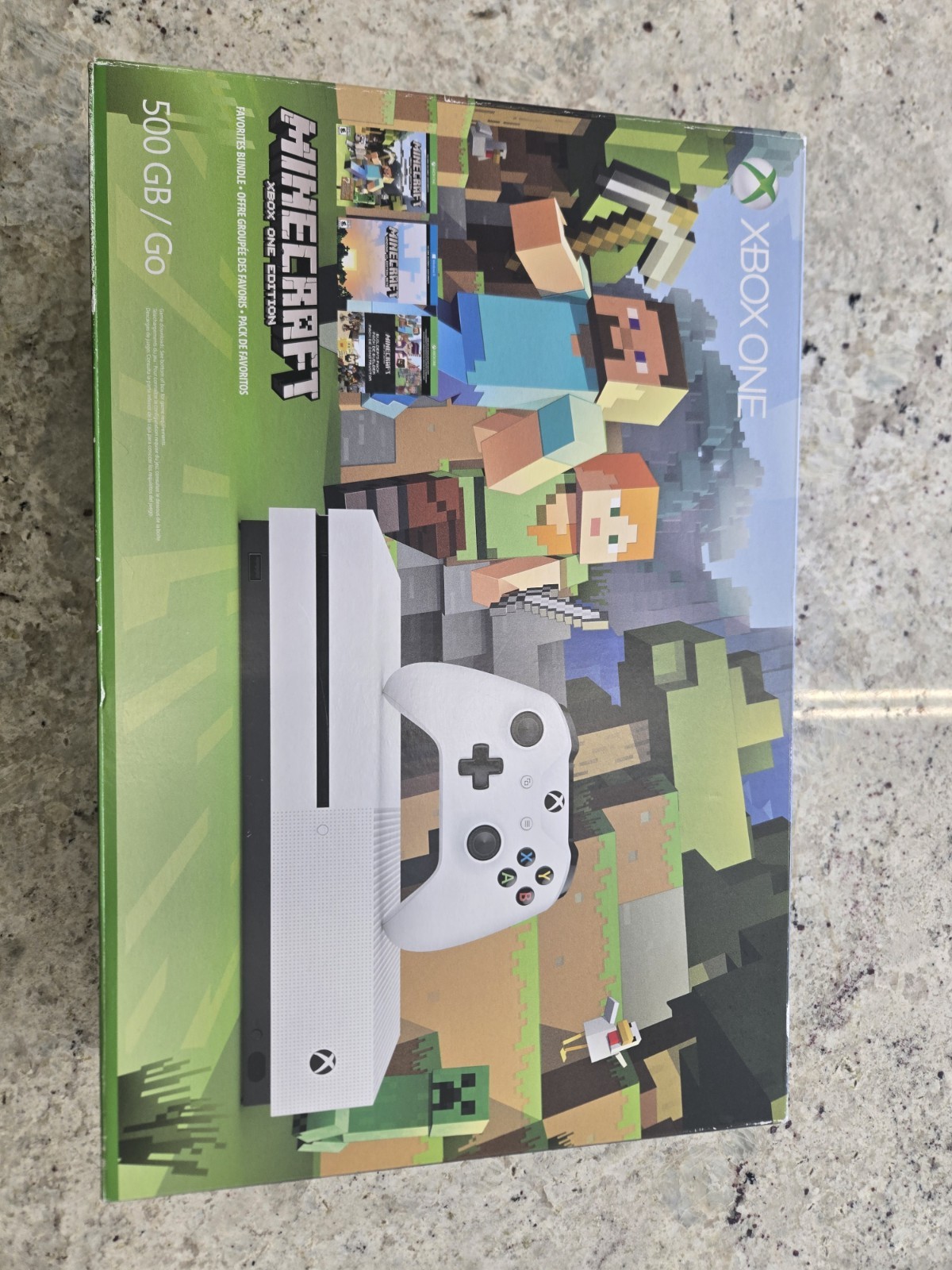 Xbox One 500GB Minecraft Edition Microsoft Edition Console Bundle Sealed New!!!!
