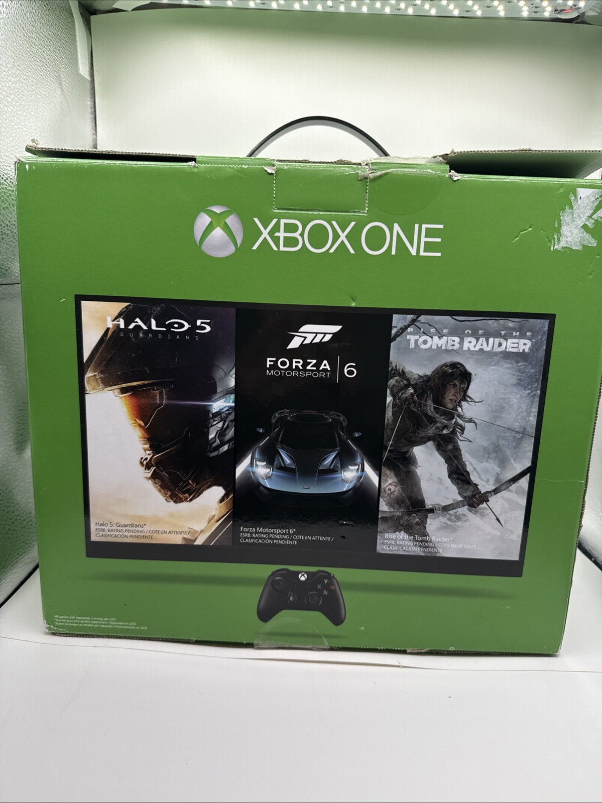 Xbox One 1TB Halo 5 Guardians Limited Edition Bundle – Tested – Controller & Box