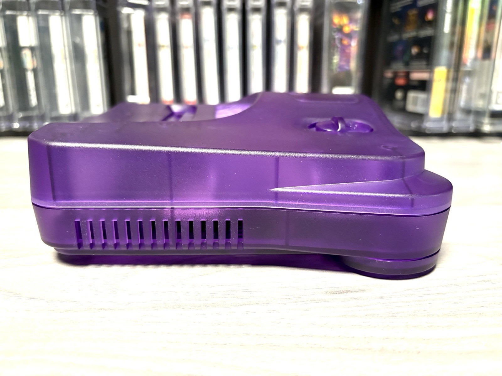 N64 Nintendo 64 Transparent Purple Funtastic Console Re-Shelled