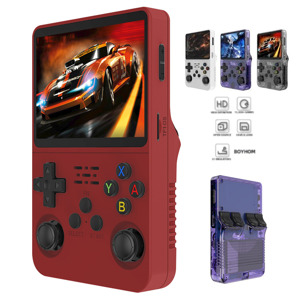 Retro Handheld Video Game Console 64-128GB 20000 Games 3.5 Inch IPS Screen R36S