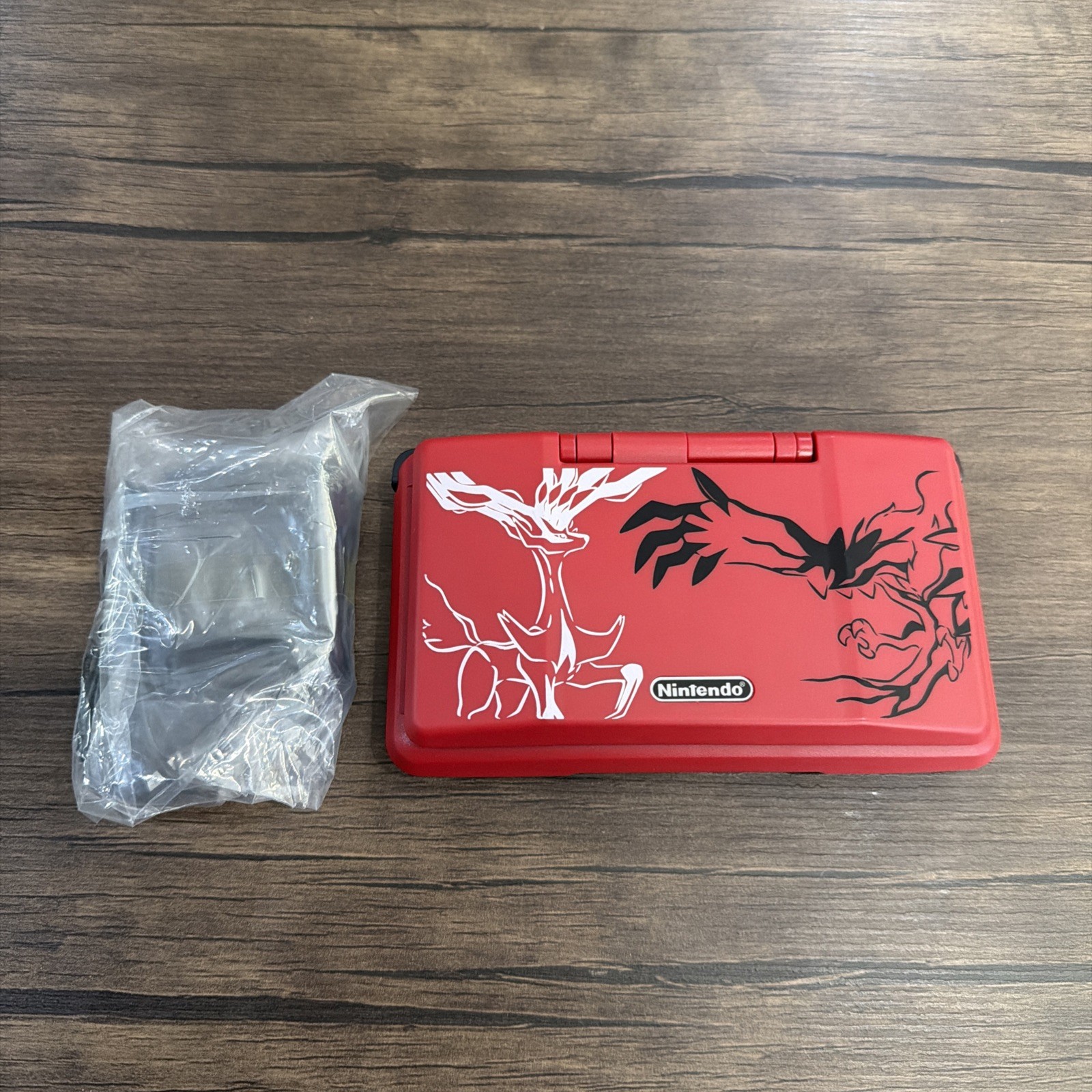 Original Nintendo Red DS Console New XY Pokemon Shell/Screens/Broke Digitizer