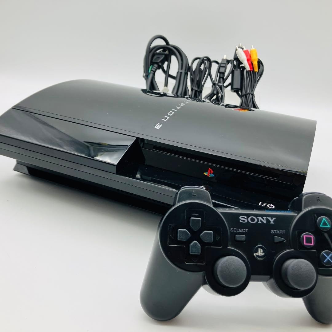 Sony PlayStation 3 PS3 CECHB00 20GB Console Boxed PS1 PS2 Compatible Tested JP