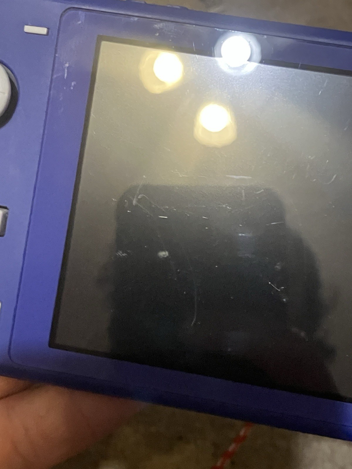 Authentic & Tested Blue Nintendo Switch Lite Console & Charger, Works, Read