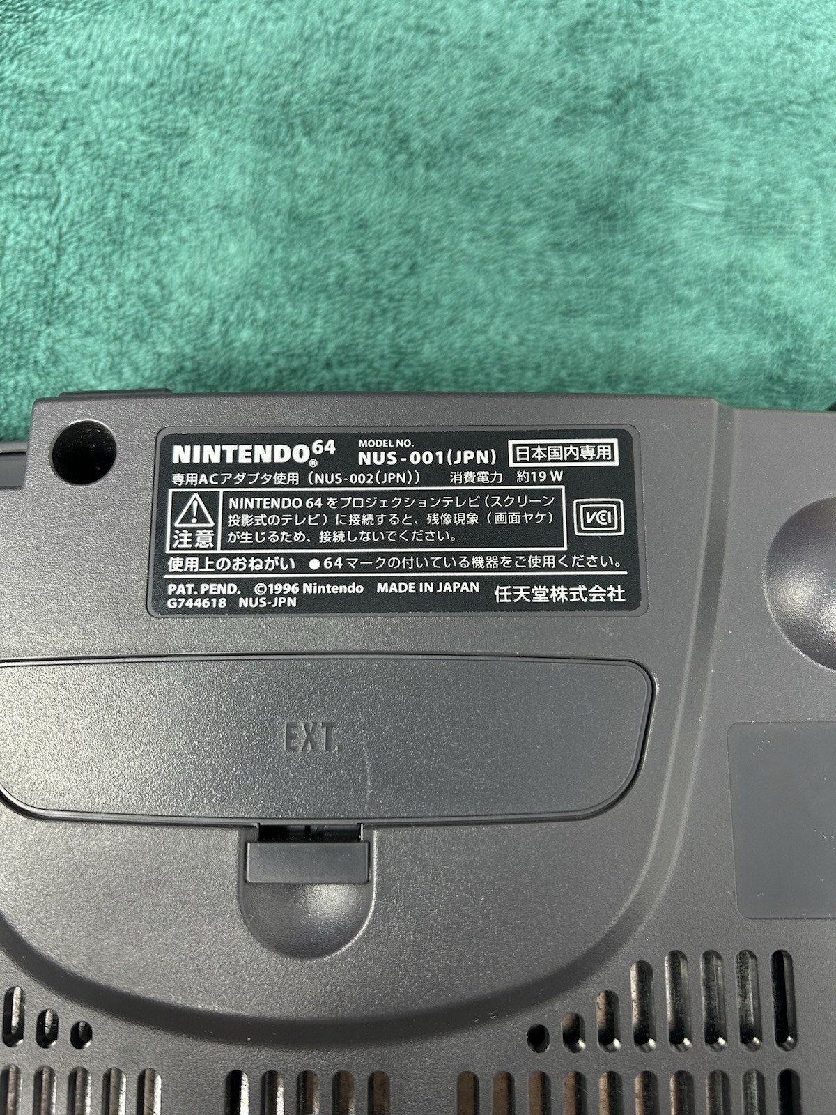 Nintendo 64 N64 Game Console System In Box NUS-002 Black Japan Model With Game!