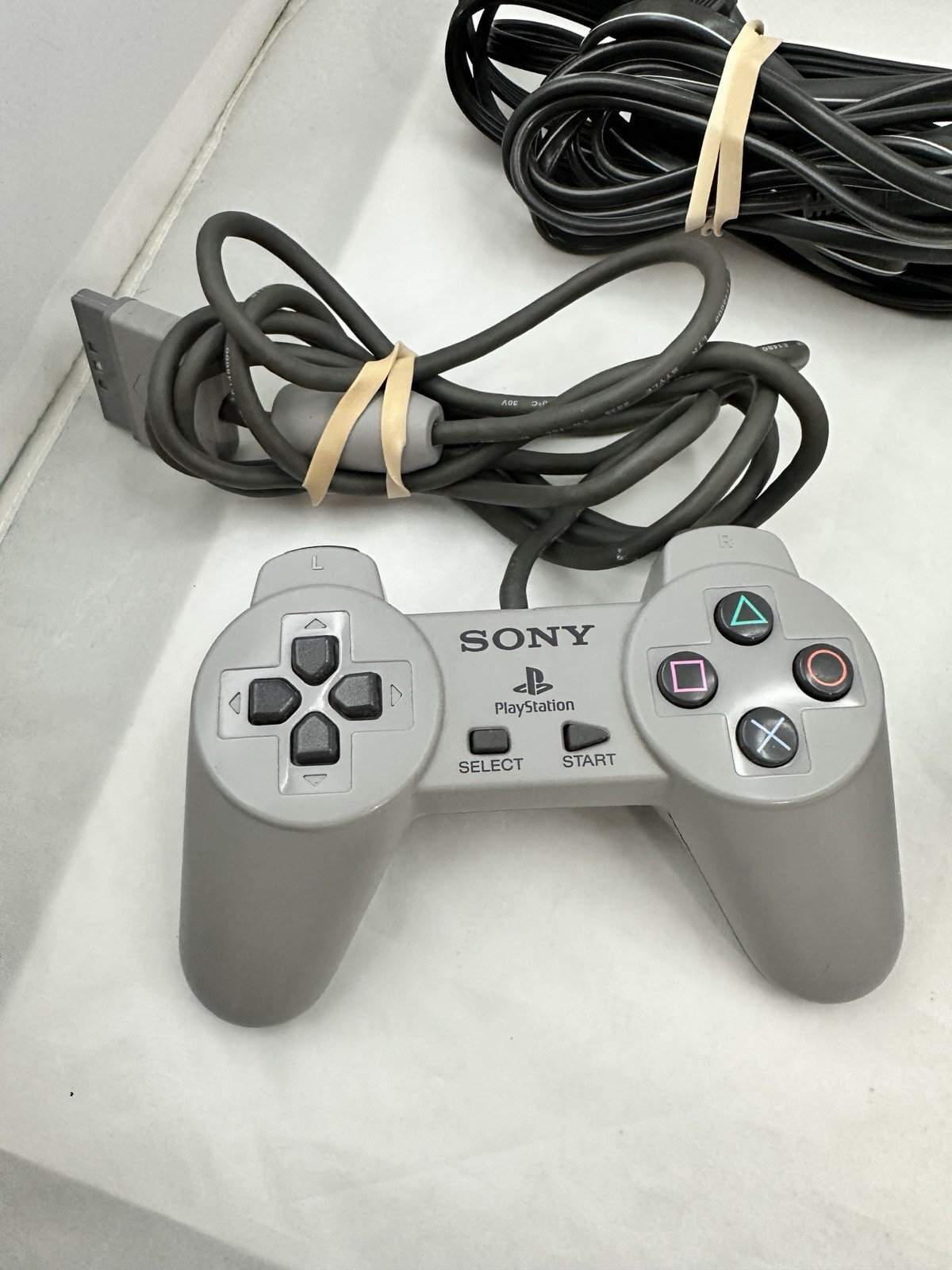 Sony PlayStation 1 PS1 Console SCPH-1001 Tested Working w/Cords & Controller