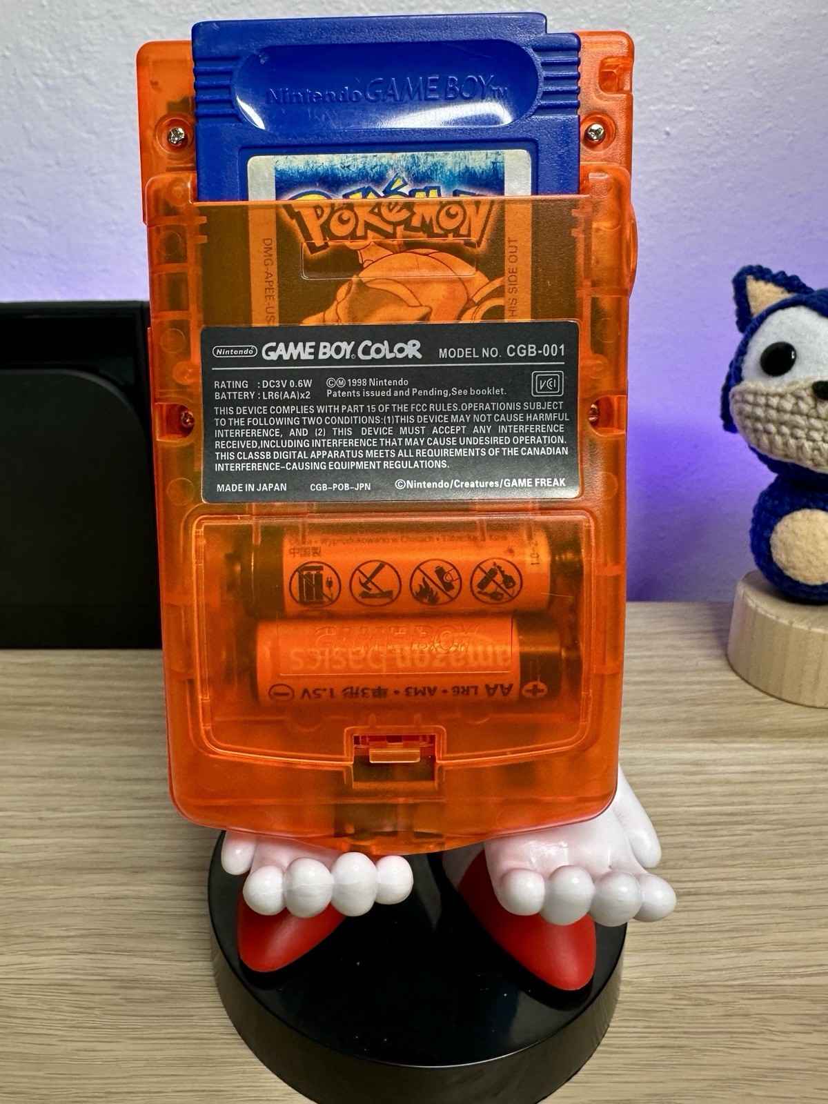 Nintendo GameBoy Color – IPS V5 OLED Touchscreen – Atomic Orange