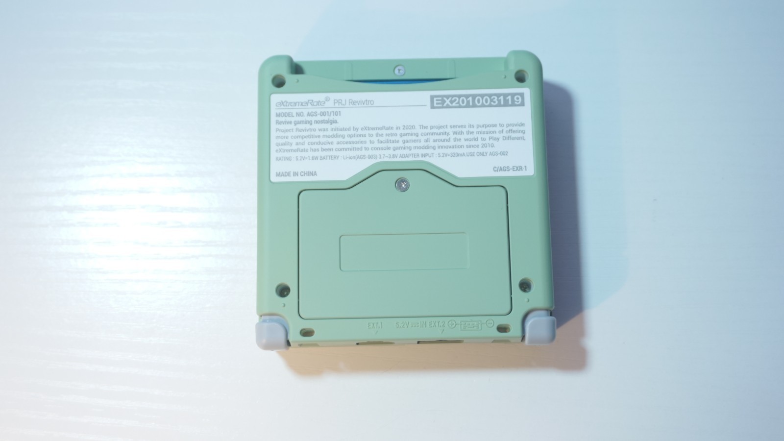 Matcha Green Nintendo Game Boy Advance SP GBA SP System with v5 IPS Screen