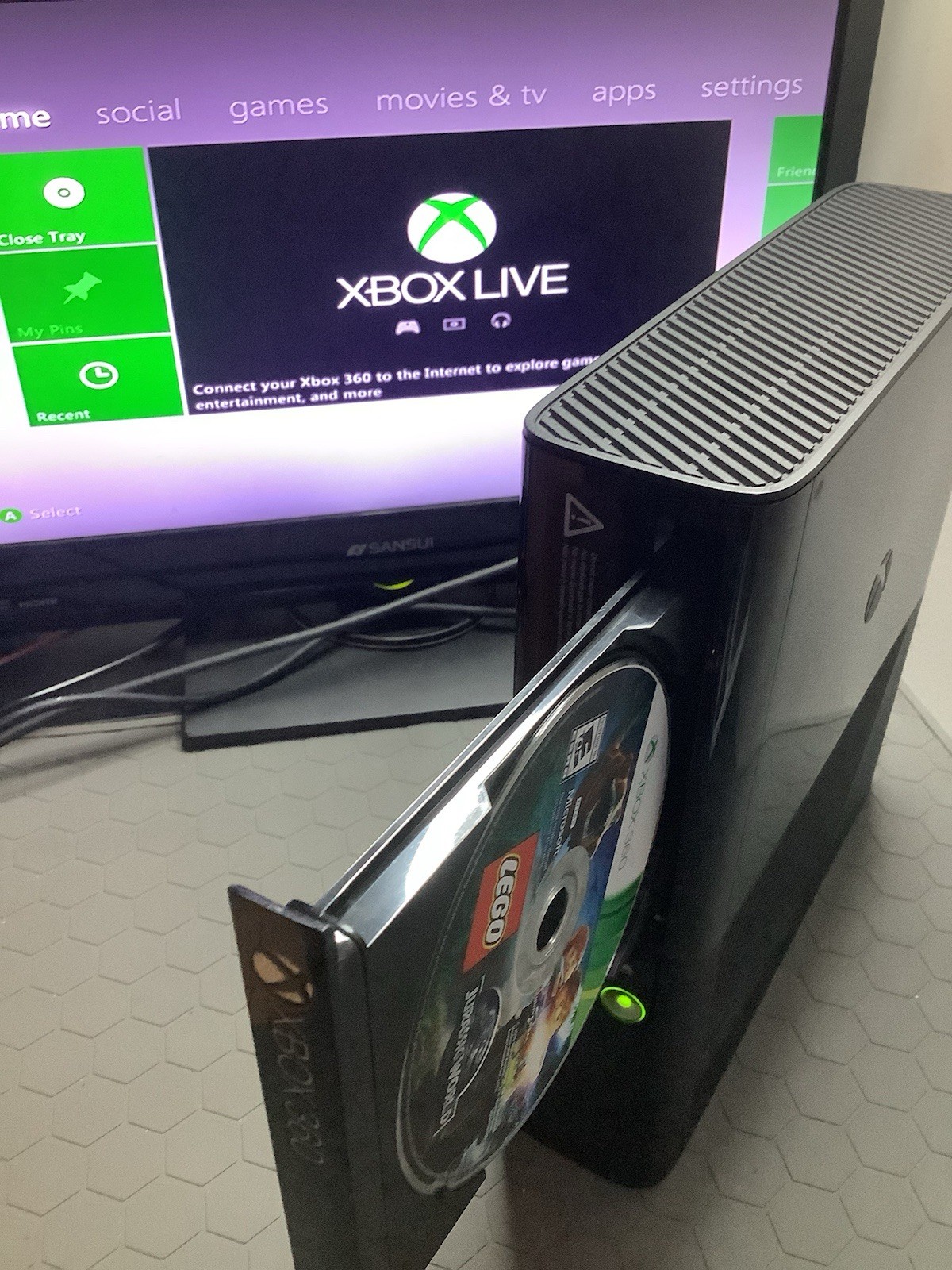 Microsoft Xbox 360 E Corona 4GB Console Tested & Serviced No HDD No PSU