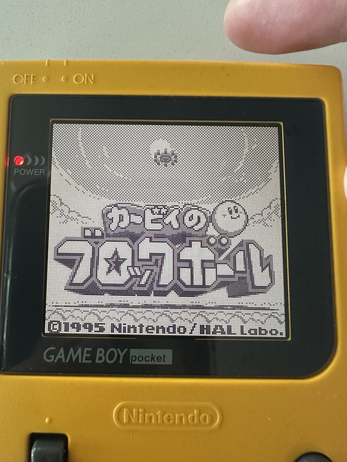 Nintendo Game Boy Pocket MGB-001 – Yellow – OEM Shell IPS Great Condition