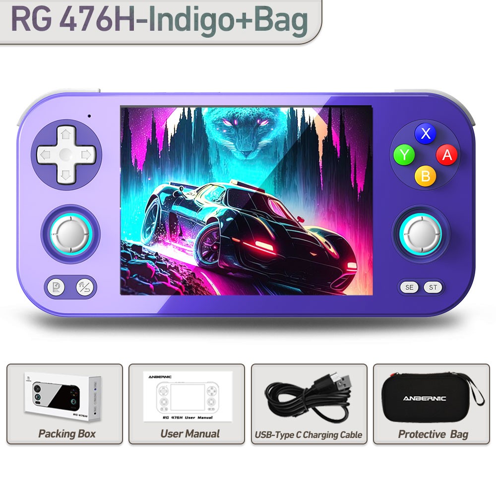 ANBERNIC RG 476H Retro Handheld Game Console Android 13 RG406H 5000mAh 4.7-inch