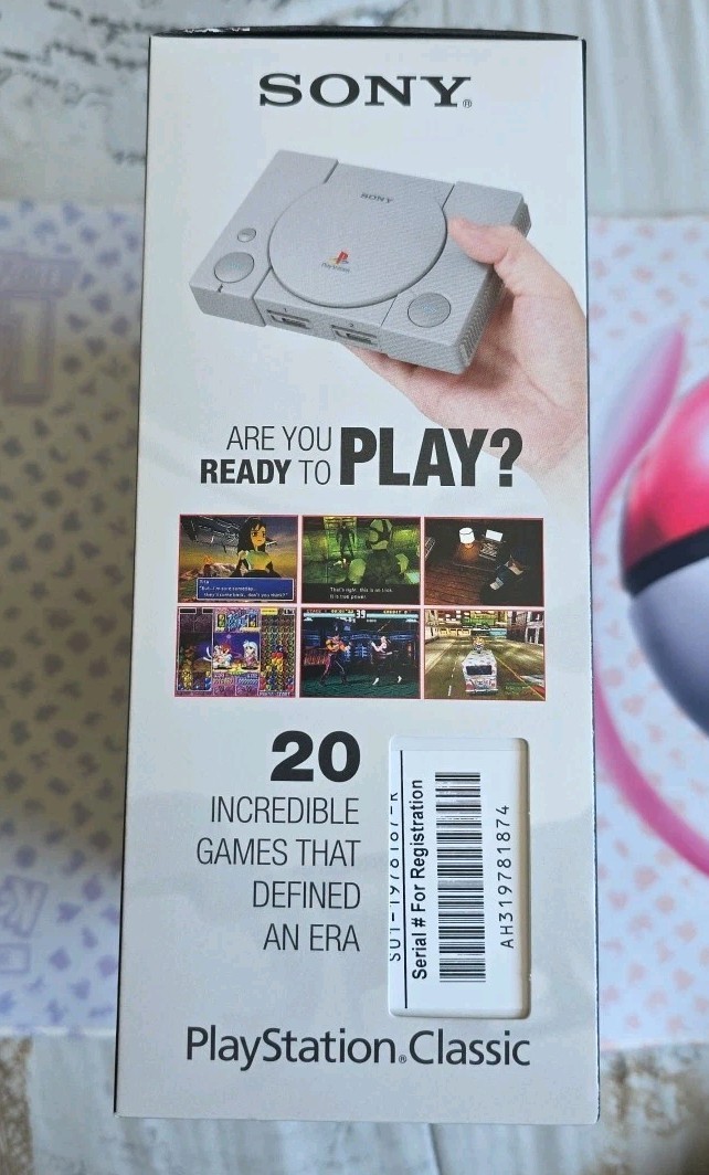 Official Sony PlayStation Classic Mini -With 20 Games Pre-Installed -SHIPS TODAY