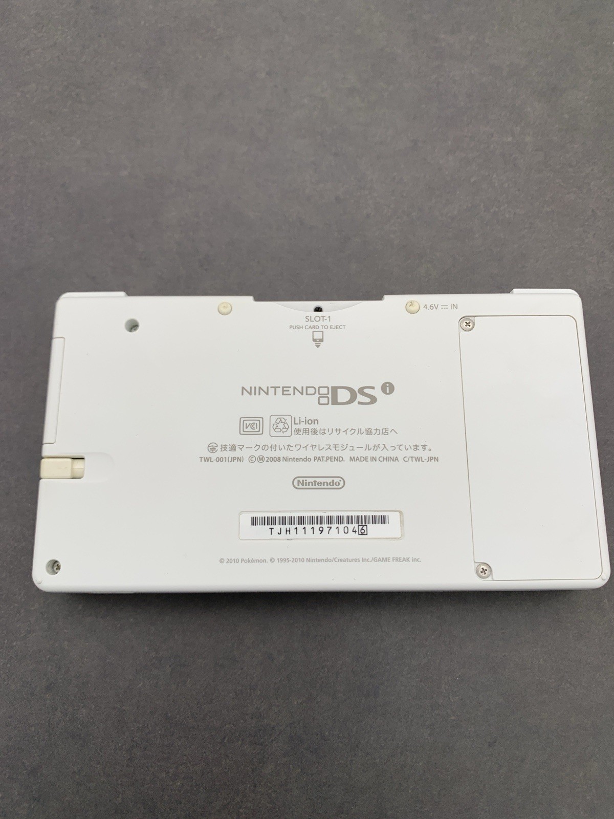 Nintendo DSi Console Pokemon White Reshiram&Zekrom Edition Tested Work 0624-201