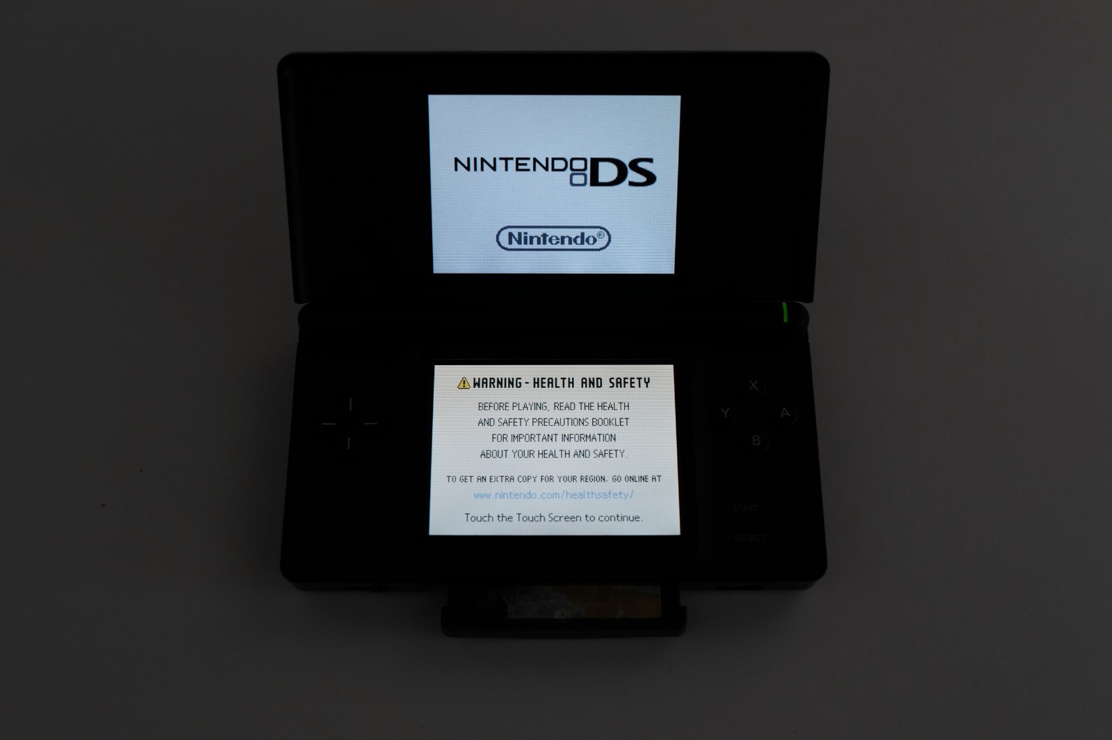 Nintendo DS Lite USG-001 Onyx Black Console w/ nice box ALL OEM matching serial