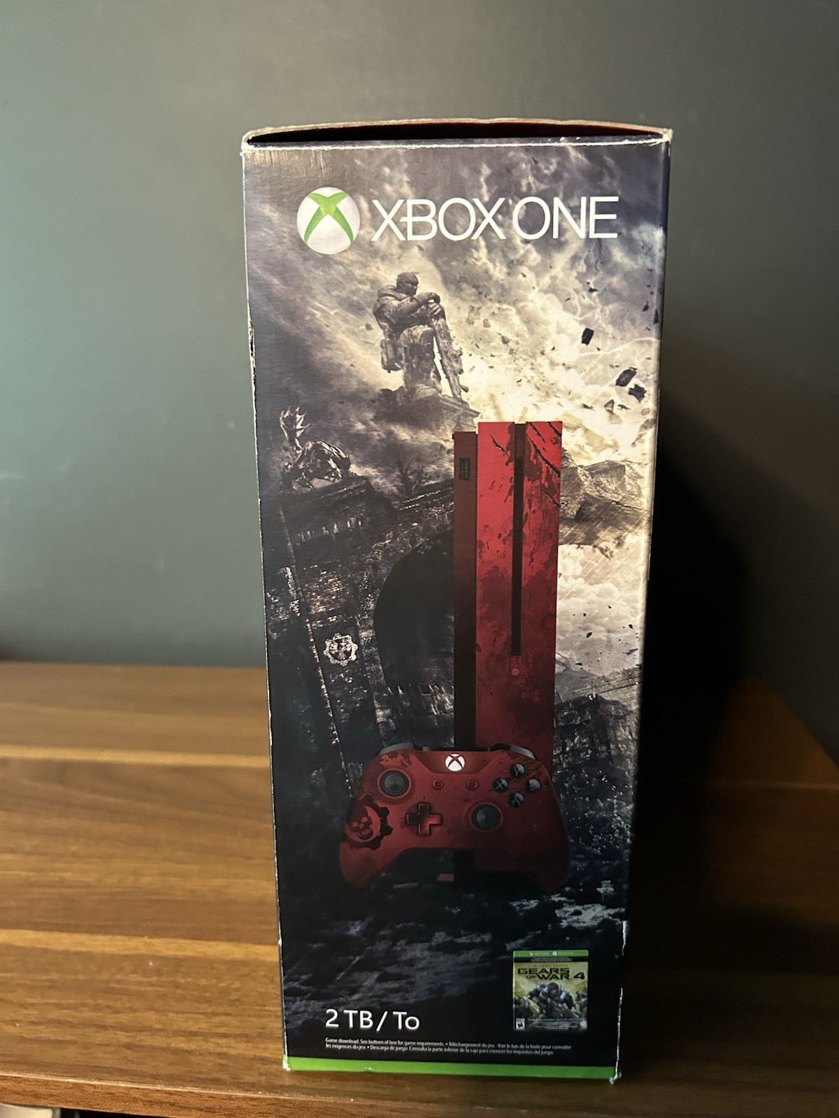 Microsoft Xbox One S Gears of War 4 Limited Edition 2 TB Crimson Red Tested