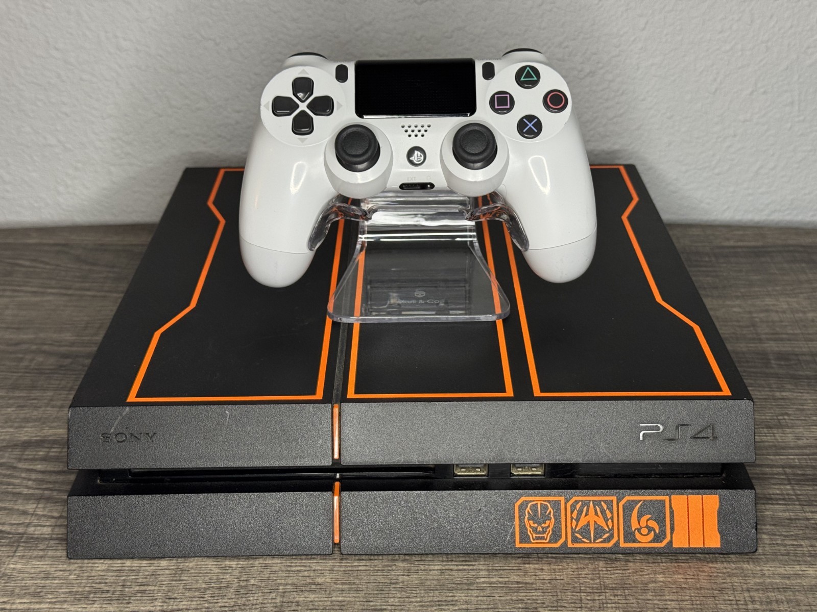 SONY PLAYSTATION 4 PS4 COD BLACK OPS 3 LIMITED EDITION CONSOLE WHITE CONTROLLER