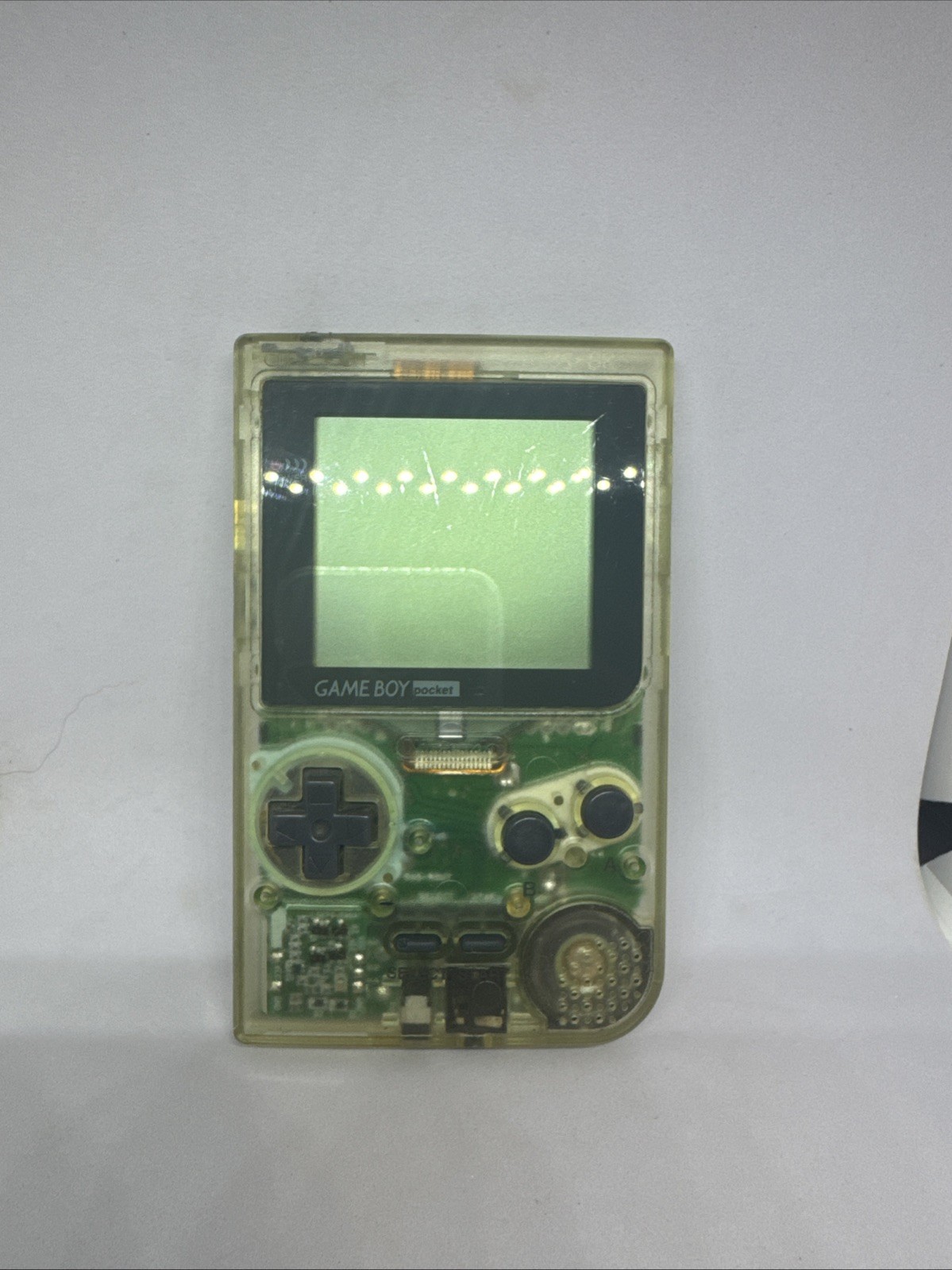Nintendo Game Boy Pocket CLEAR – Authentic – Tested-read Description