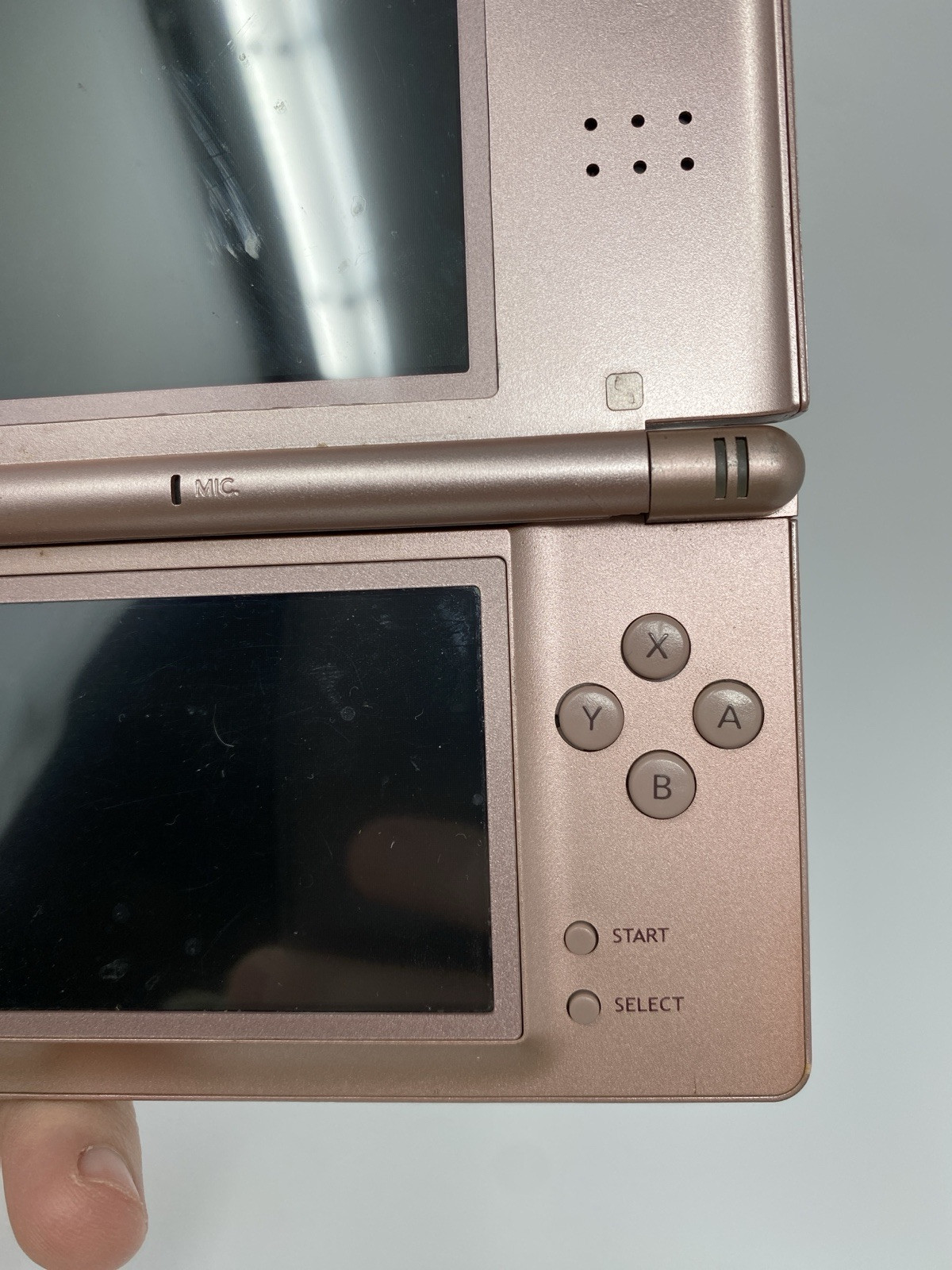 Nintendo DS Lite Pink Handheld USG-001 W/Charger *Tested* Ships Fast