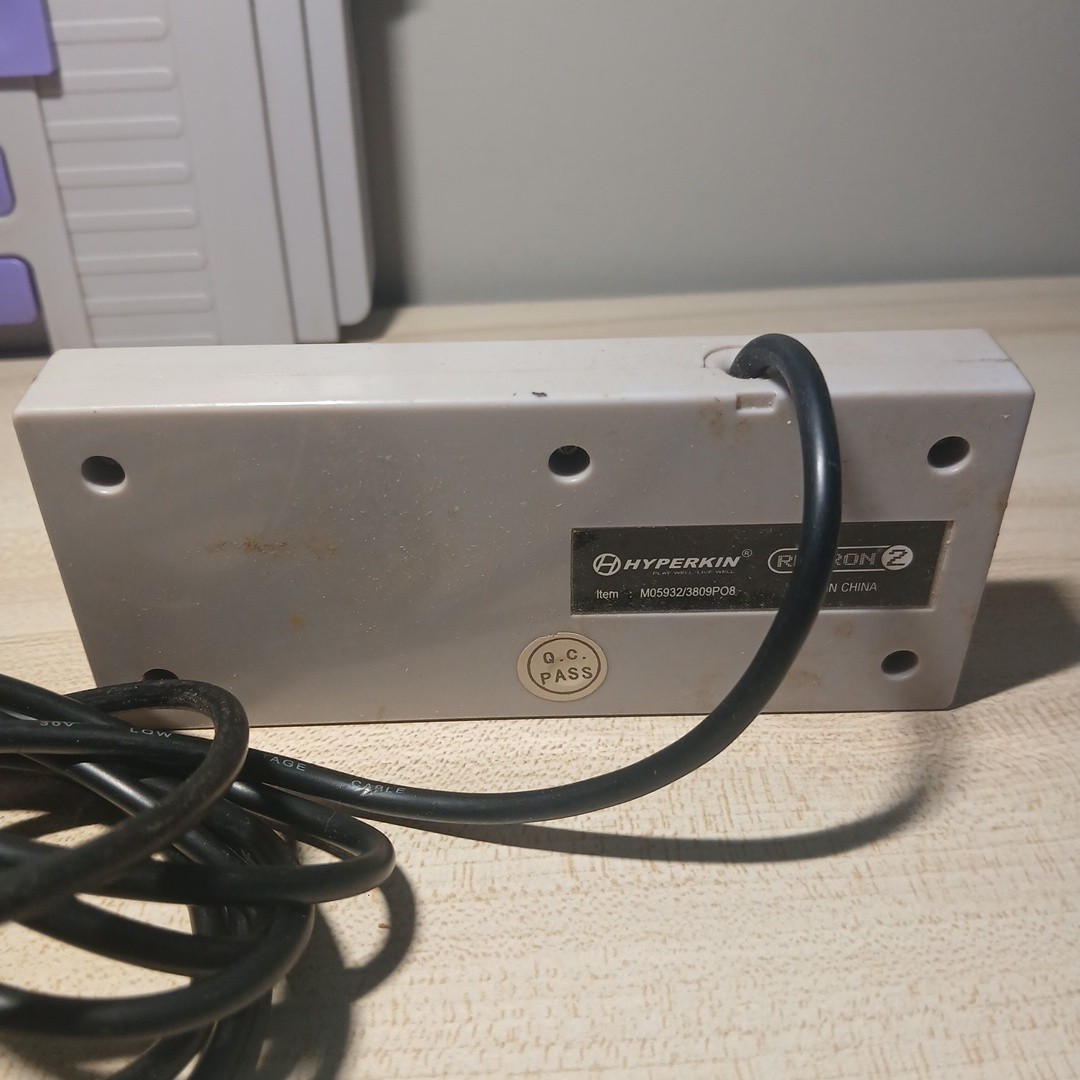 Hyperkin Retron 2 NES SNES Console Gray Purple TESTED WORKS