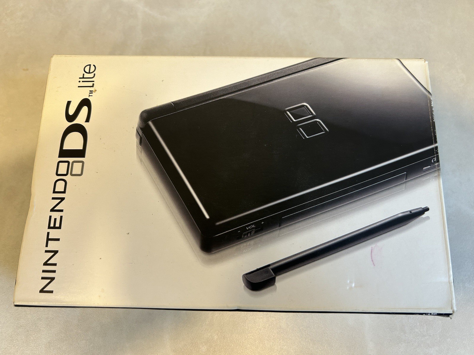 Nintendo DS Lite Black Handheld System USG-001 Headphone Jack READ DESCRIPTION!