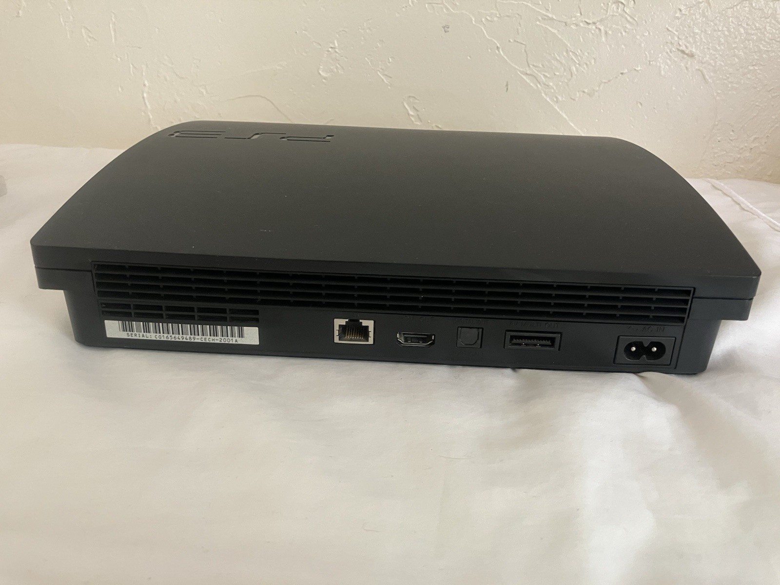 Sony PS3 Slim CECH-2001A 120GB Bundle 9 Games, Controller, Cables, Midnight Club