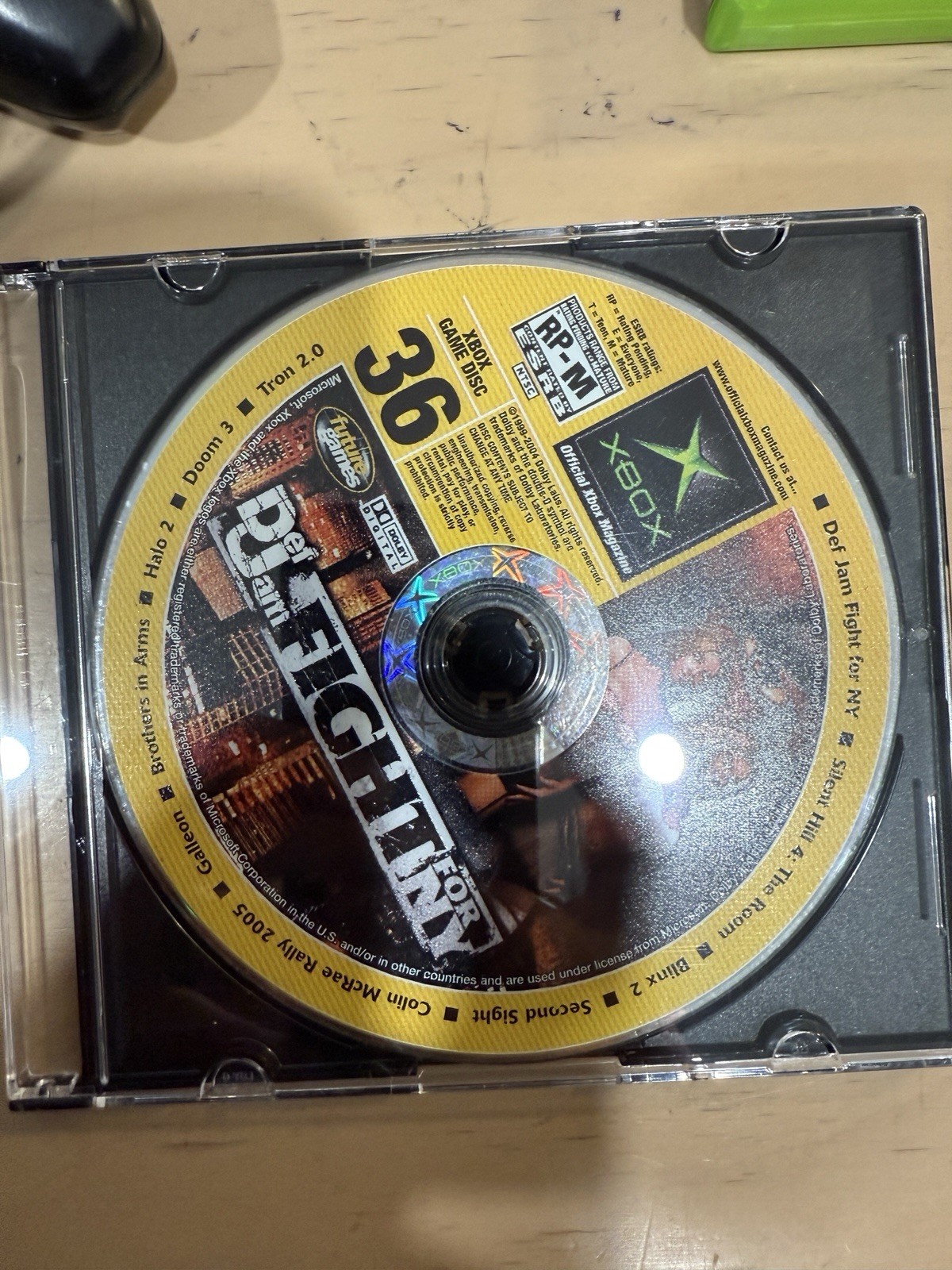 Microsoft Xbox System 5 Game And Demo game Controller Tested