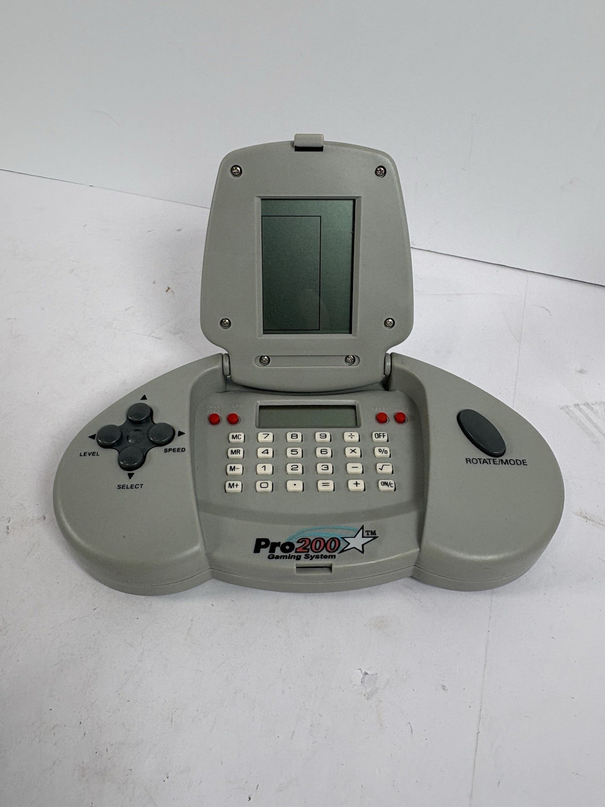 ProTech Pro 200 Gaming System Handheld Console Tetris Retro Game Tested Works