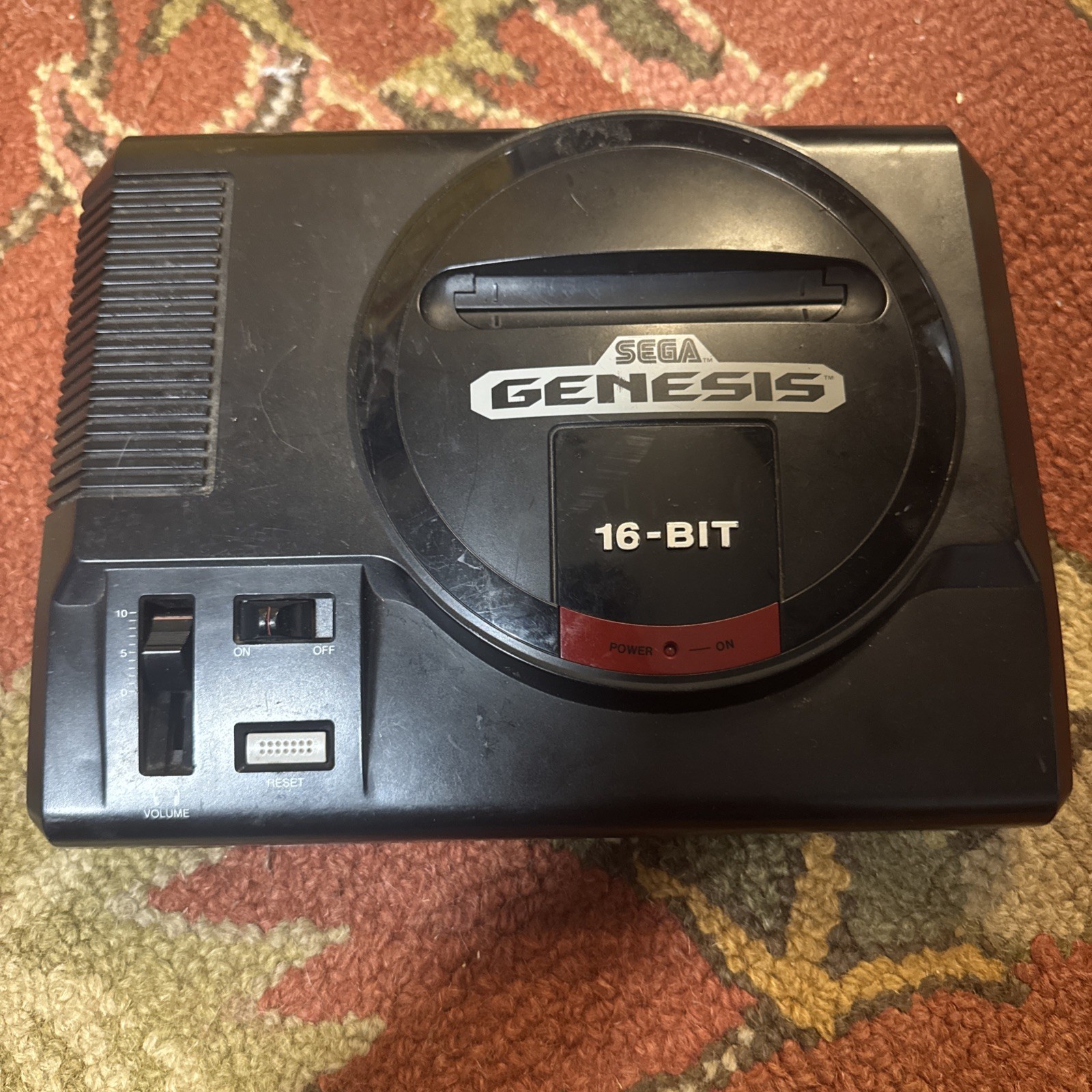 Sega Genesis 1 System Model 1601 16-Bit Console and two controllers