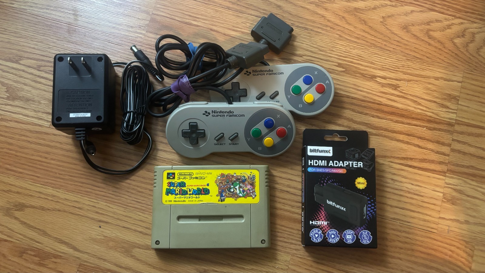 Nintendo Super Famicom SFC Console Region Free SNES Smoke Clear HDMI Game Bundle