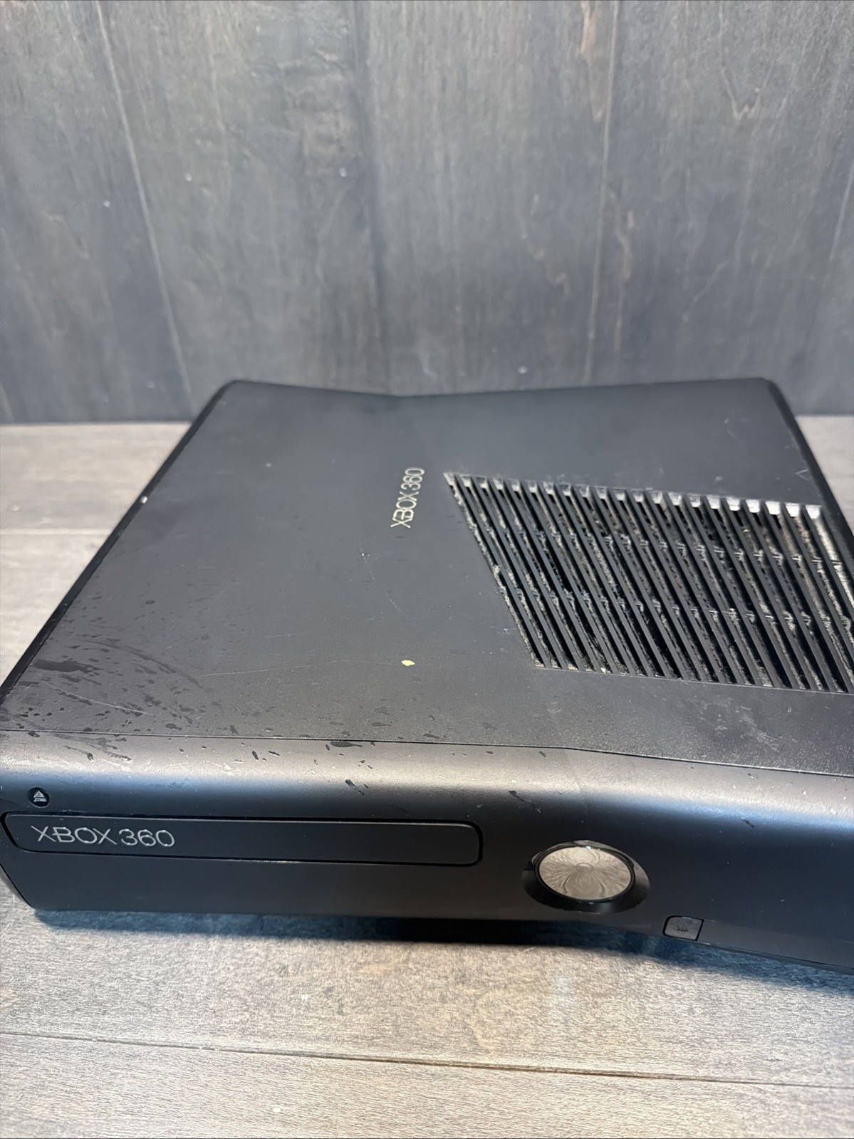 Microsoft Xbox 360 Black Console 250GB Matte 1439 Model Console Only Tested