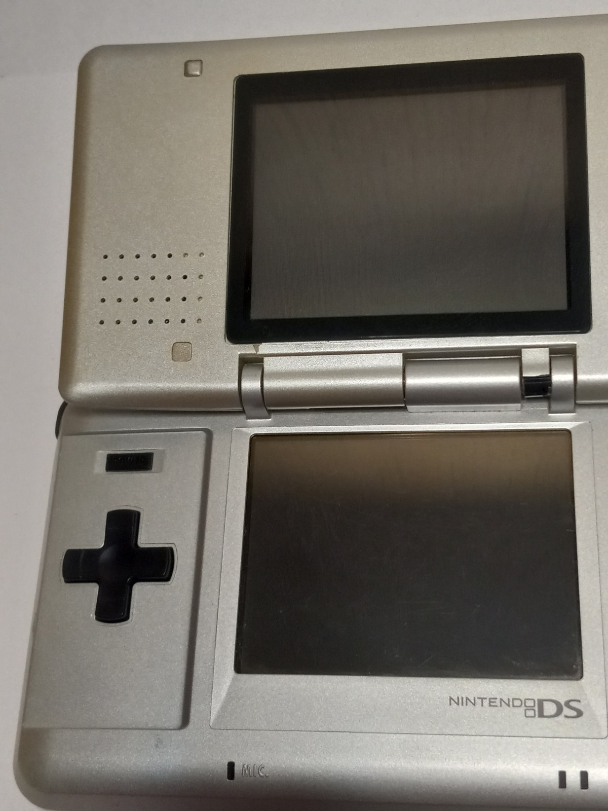 Japanese Nintendo DS Fat NTR-001 (Silver) – Tested Working + Charger & Stylus