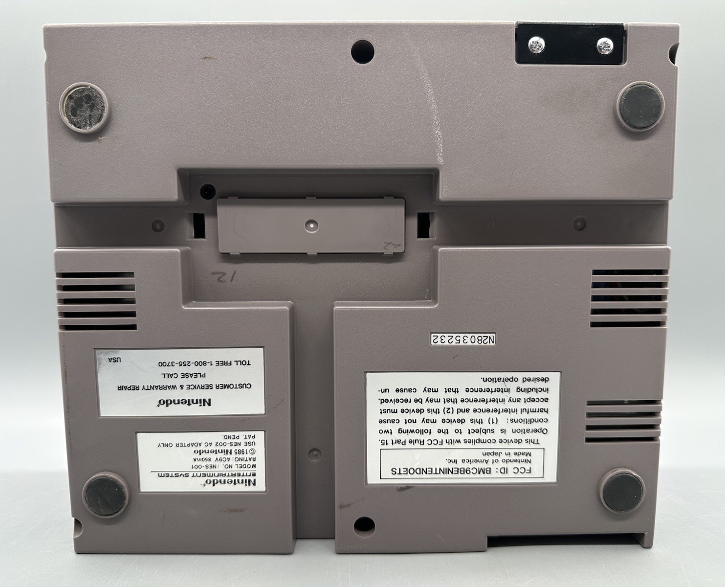 Nintendo Entertainment System NES-001 Console OEM Bundle New 72 Pins – Tested