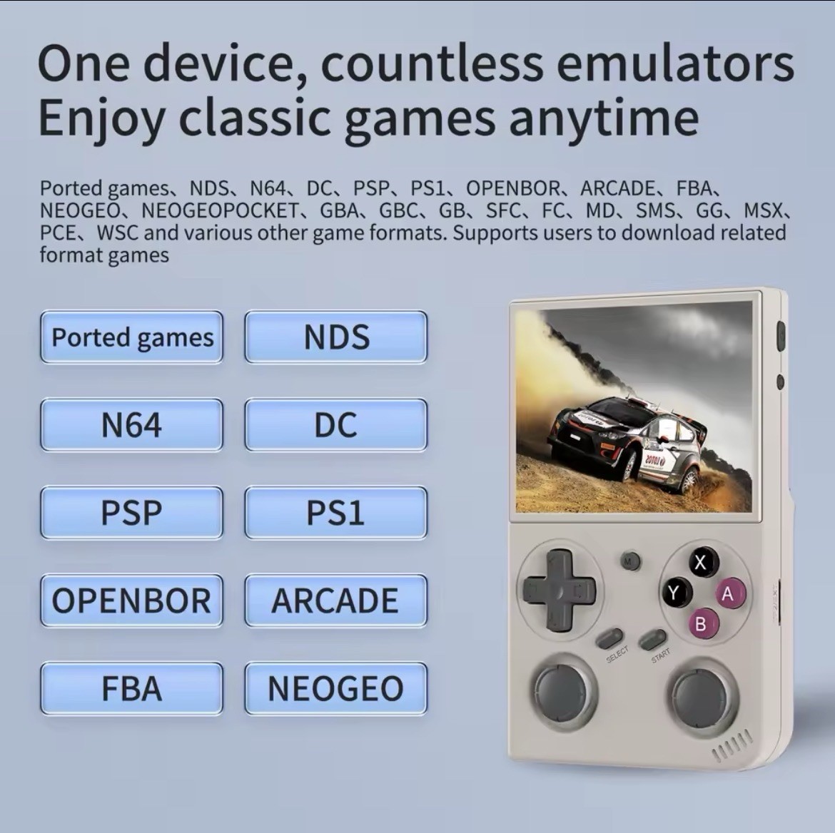 BATLEXP G350 Handheld Game Console 3.5in IPS 640×480 64GB USB-C