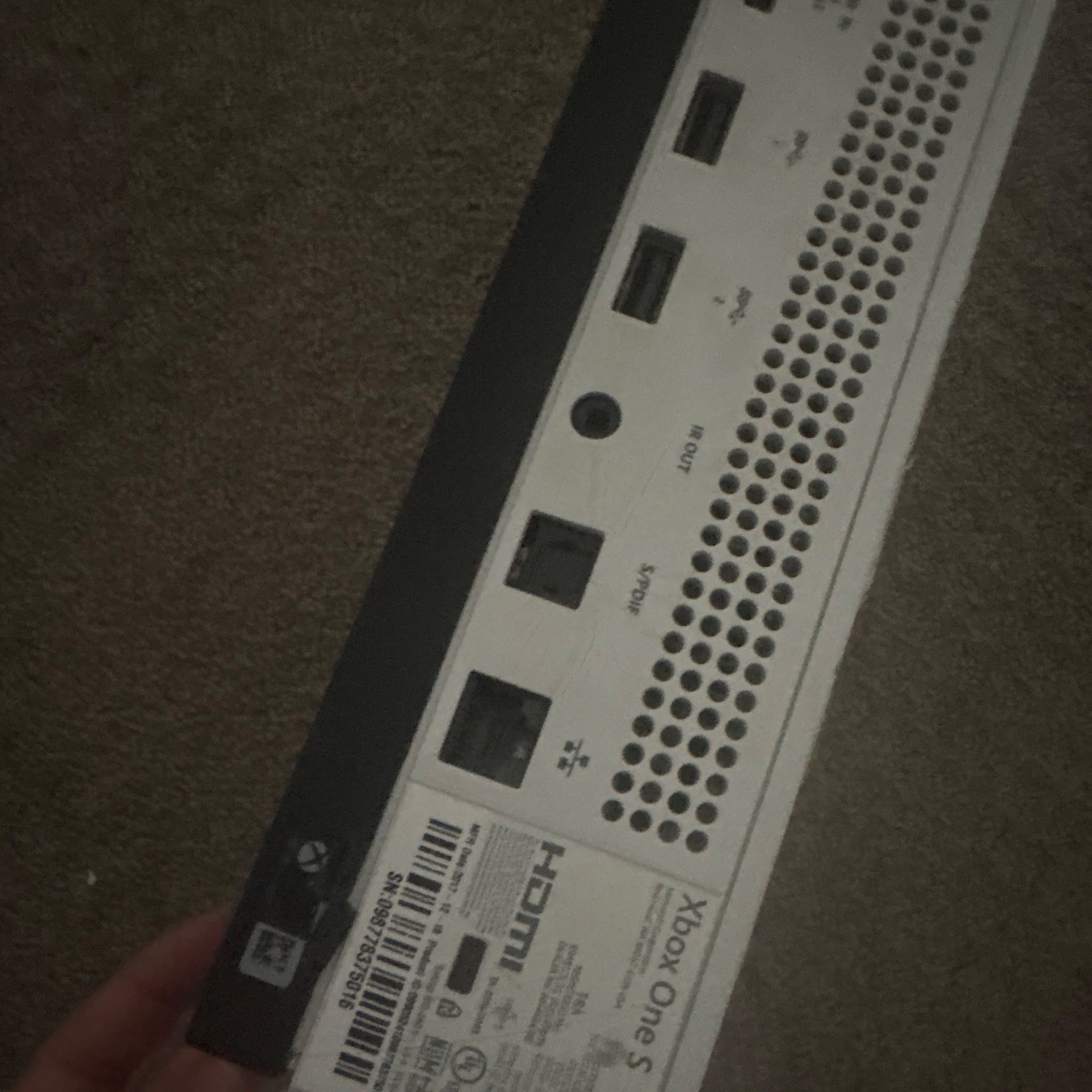 Microsoft Xbox One S 500GB White Console 4K UHD Wi-Fi Blu-Ray Sticker Decals