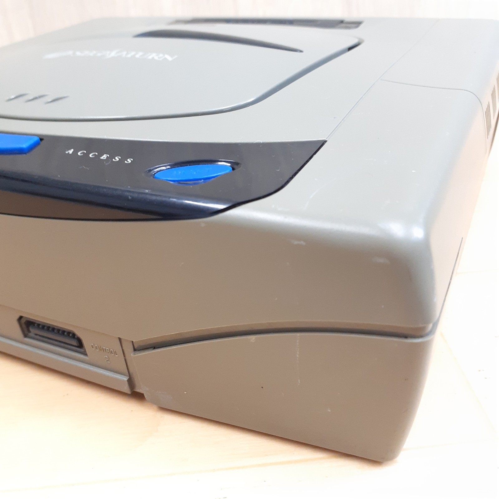 Japan SEGA SATURN Console HST-3210 with 2 controllers, Cables 5 Games SG825G-5G