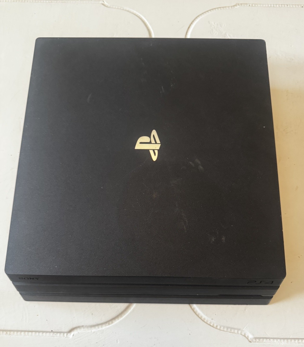 Sony PlayStation 4 Pro 1TB Console Bundle w/ 2 Controllers, Cables & Elden Ring