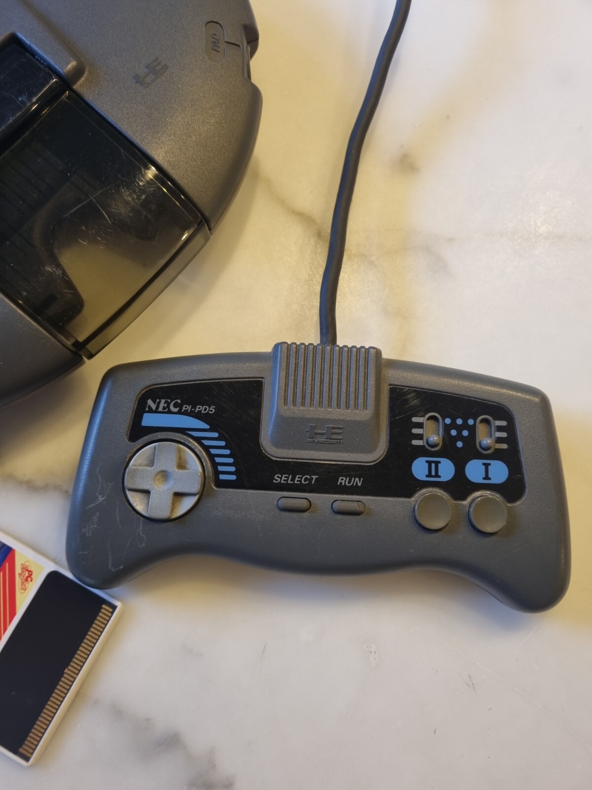 NEC PC Engine Shuttle PI-TG2 Console System with Controller Tested
