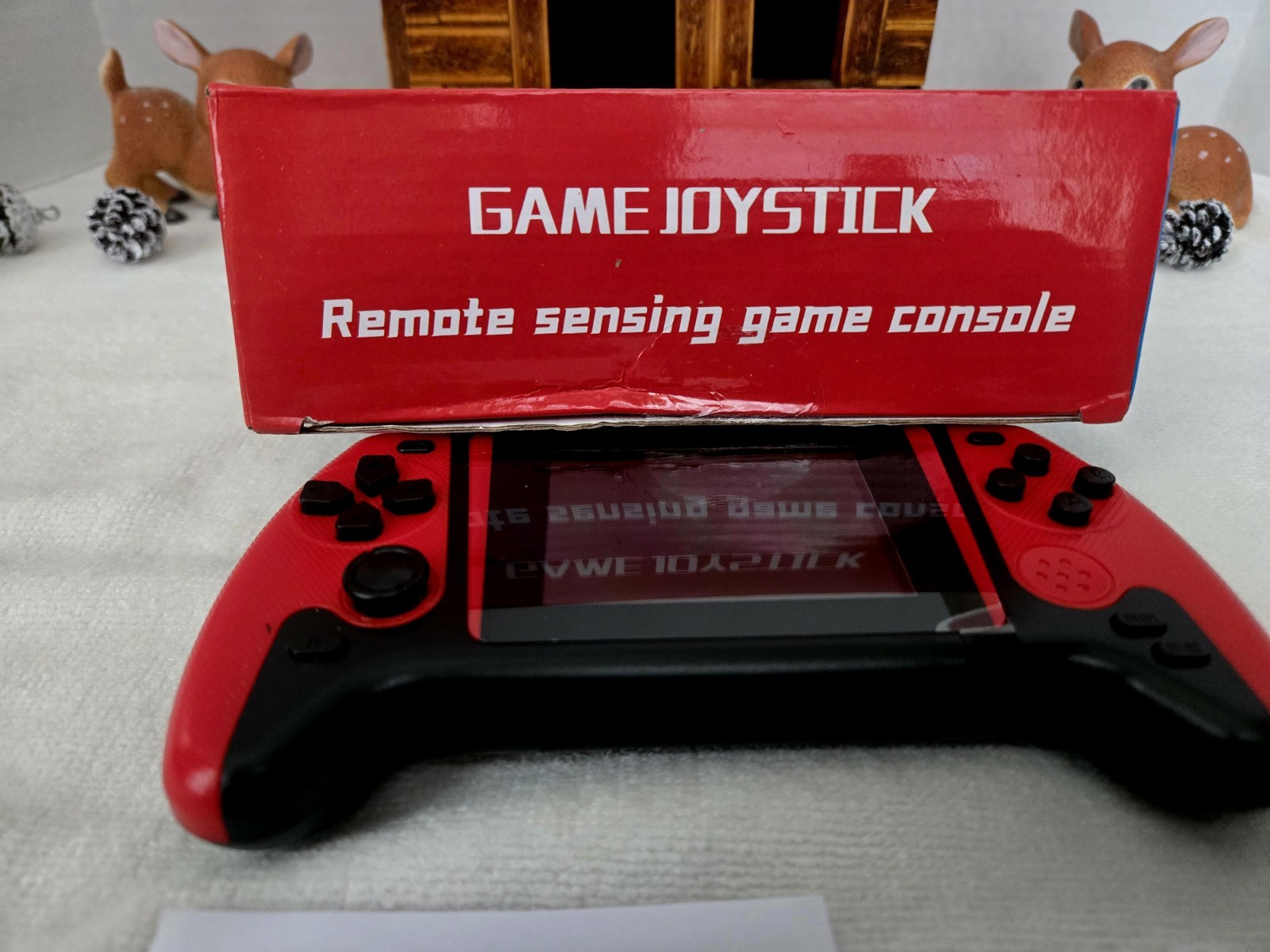 Red Retro FC 3.5 Screen Portablle 500 Games. Free Shipping. New In Box