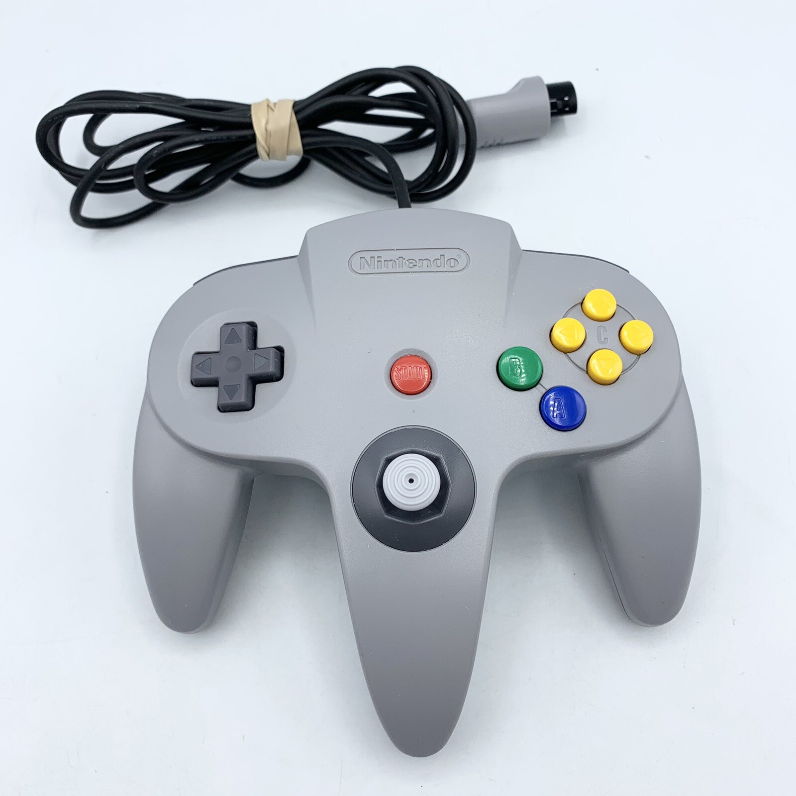 Nintendo N64 Console NUS-001 Bundle w/ 2 Controllers, Cables, Memory Card Tested