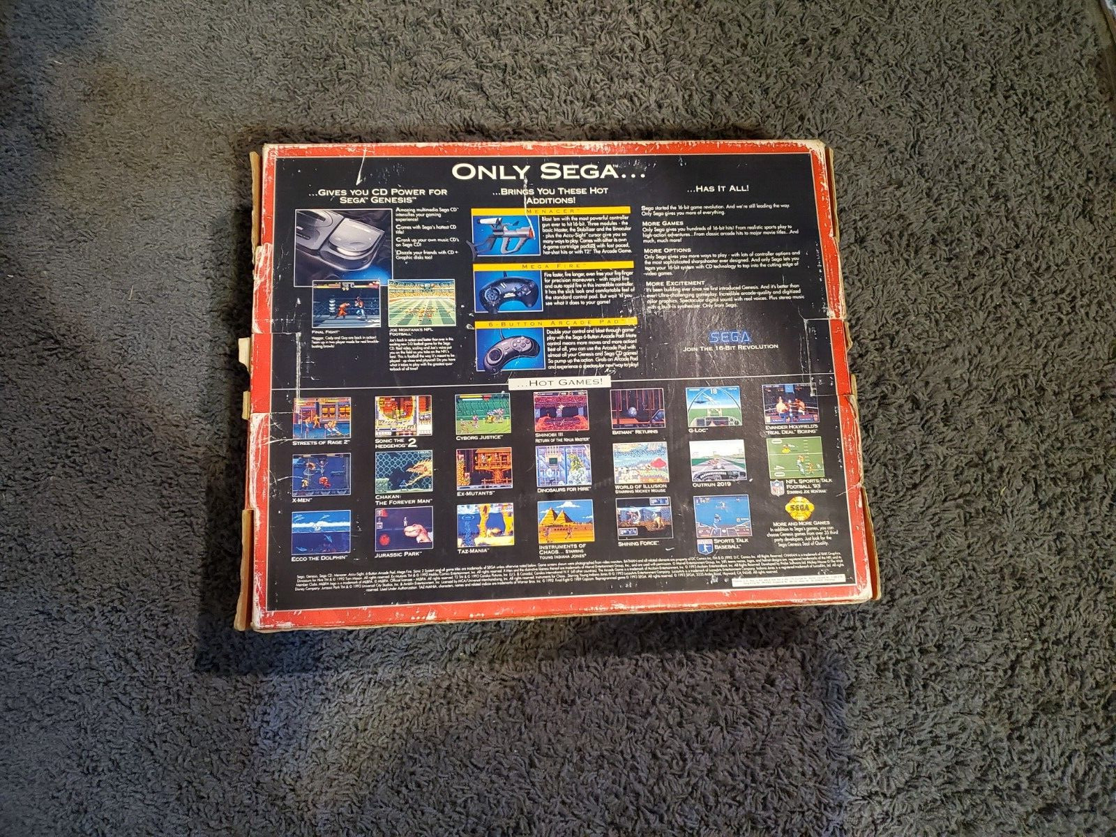 Sega Genesis II System Console ☆ AUTHENTIC ☆ BOX ☆