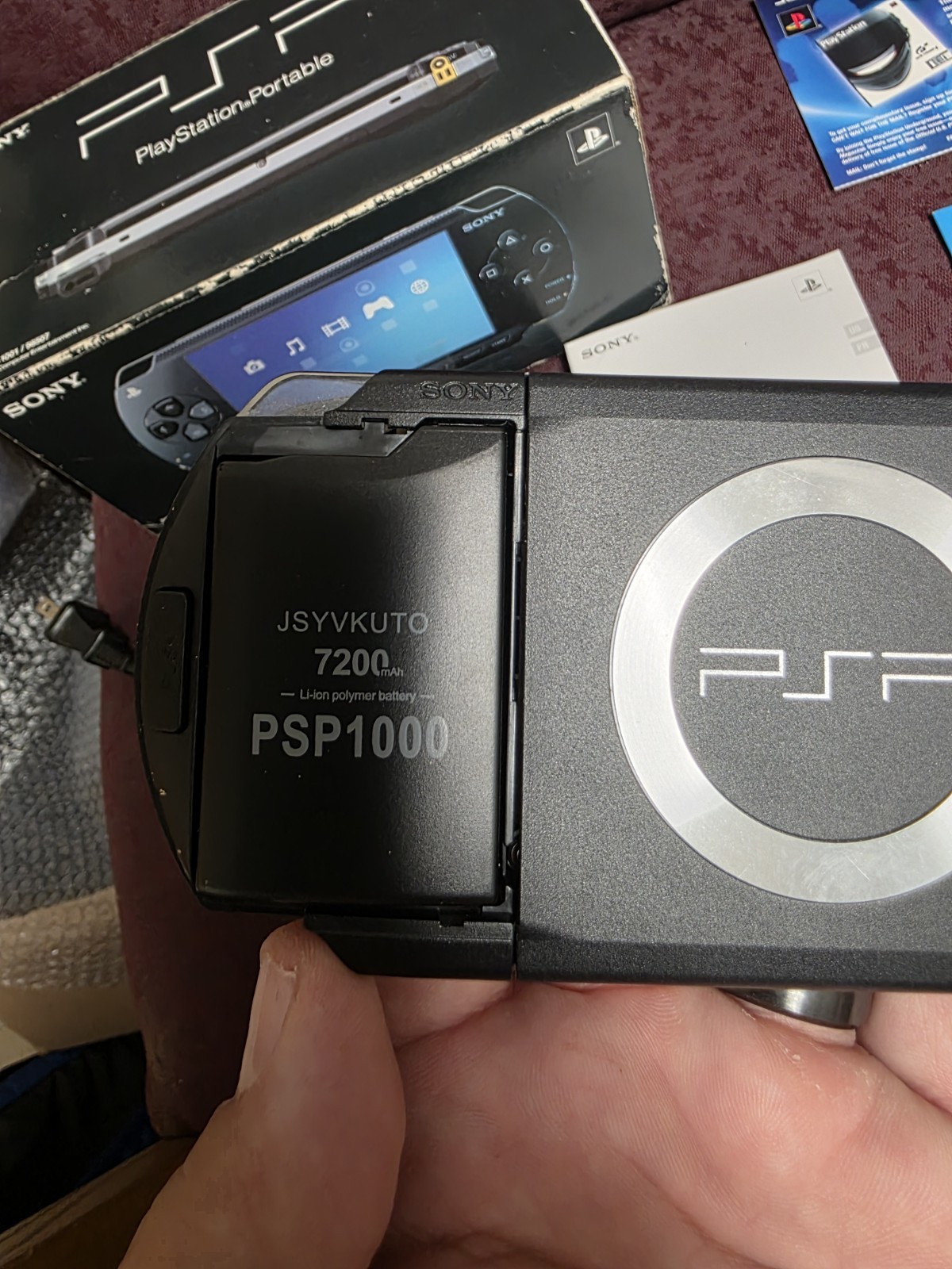 Sony PlayStation Portable Rarely Used Black (PSP-1001K) Complete W/Inserts
