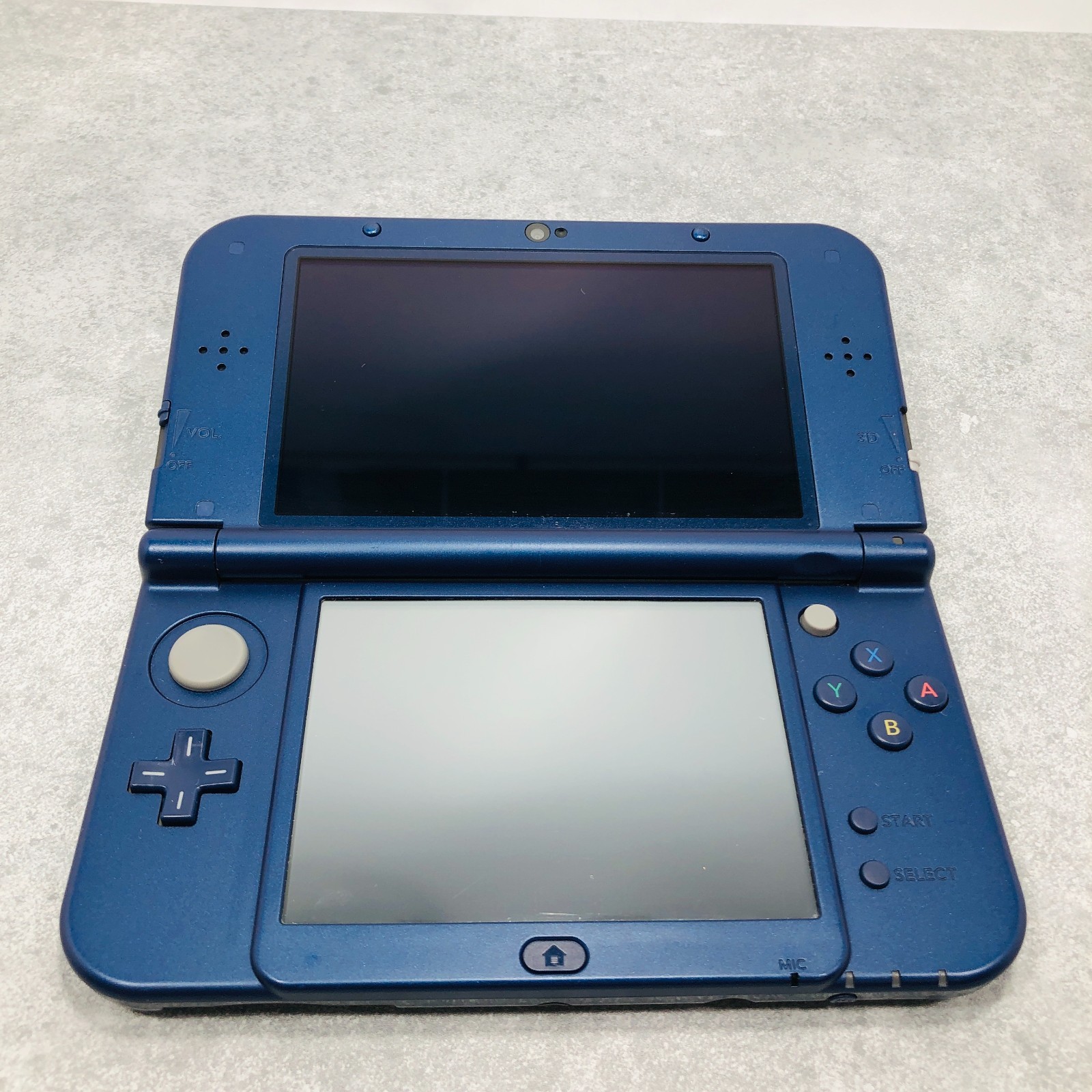 [Top IPS / EX+3] New Nintendo 3DS LL XL Metallic Blue console Japan NTSC-J 06-02