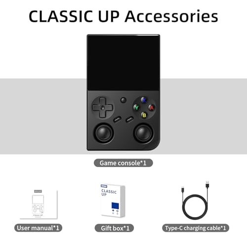 Retro Handheld Game Console 64GB, 4353 Games, 3.5″ IPS, WiFi, Bluetooth, HD Outp